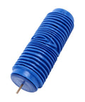 No Sweat 5 Inch Rubber Pattern Paint Roller For Walls Easy Diy Decorating Tool With Reusable Design visible, blue rubber texture roller.