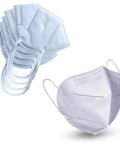 KN95 5 Ply Disposable Face Masks for Everyday Wear, Individually Wrapped, Comfortable Ear Loops, Pack of 5