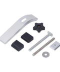 Heavy Duty T Track Hold Down Clamps Set 6 Point 2 Inch Pro Grade Aluminum Alloy components for woodworking and CNC projects.