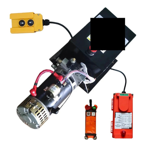 Heavy Duty 1.3KW DC Hydraulic Power Unit Check Valve with control buttons and motor for forklifts and jacks