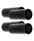 Deck Roller For Cub Cadet Mowers I1050 And I1046 Compatible With 50 Inch Or 54 Inch Lawn Striping Kit, four-pack, black plastic