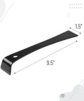 9.5 Inch Pry Bar Scraper With Nail Puller For Beekeeping, Carbon Steel Beekeeping Tool, shown with dimensions 9.5 x 1.5 inches
