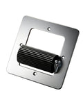 Wall Opening Cable Guide Tool With Square Ribbed Roller Frame For Electrical Repair And Home Wiring Projects Handy Workhorse For Tight Spaces And Electrician Maintenance 3.15 X 3.15 In Compact Size, galvanized steel