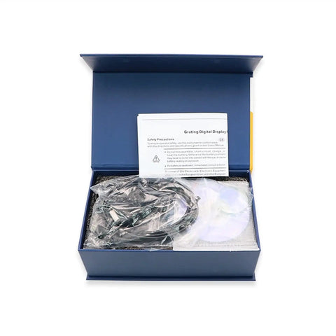 Rechargeable Surface Roughness Tester With 0 To 6.5mm Range Digital Portable Surface Profile Gauge for inspection, box and accessories