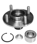 Front Wheel Bearing and Hub Assembly Repair Kit for Ford Focus from 2000 to 2011, 4 Lug Front Hub Replacement parts.