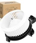 Heavy Duty Cabin Blower Motor For Toyota Rav4 2006 To 2018 And Corolla 2009 To 2013 shows a white fan assembly and box.