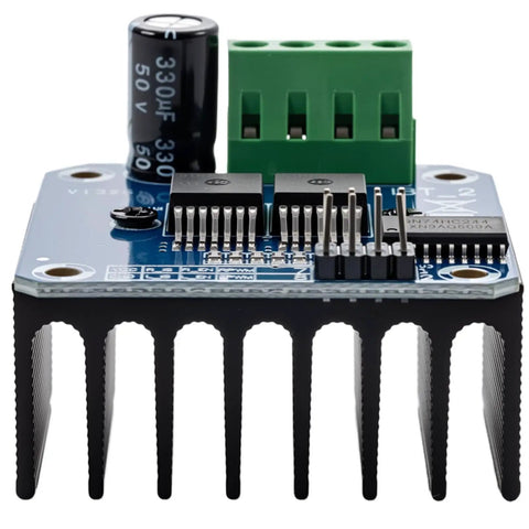 Two Pack BTS7960 43A High Power Motor Driver Module For DIYers, Hobbyists, Robots And RC Projects With 5V Logic Isolation, PWM Control, Heat Sink Ready, LED Indicator, Ground Pin, Solder Friendly Board, heatsink