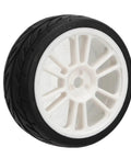 Two Piece One Sixteenth Scale RC Tire Wheel Hub And Rubber Upgrade Accessories Replacement Parts For S16 EX16 Racing Cars Durable Composite Tires Easy Install Stable Performance Lightweight Upgrade Kit
