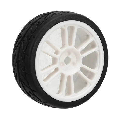 Two Piece One Sixteenth Scale RC Tire Wheel Hub And Rubber Upgrade Accessories Replacement Parts For S16 EX16 Racing Cars Durable Composite Tires Easy Install Stable Performance Lightweight Upgrade Kit