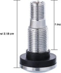 TR416S 1 Inch Outer Mount Metal Clamp In Valve Stem Four Pack With High Temperature Core, nickel finish visible, dimensions shown