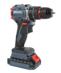 Heavy Duty Brushless Cordless Drill Kit Featuring 1500 RPM Dual Speed Gearbox With 25 Tunable Torque Settings With Integrated LED.