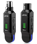 Wireless XLR Mic System For Dynamic Mics With Plug-On Transmitter And Receiver, 100ft Range, 24-Bit/48kHz Audio, 6-8 Hour Battery, 4-Channel MW-2