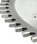 Close-up of a 12 Inch Saw Blade For Aluminum And Non-Ferrous Metal And Plastic, 96-Tooth TCG, showing carbide teeth.