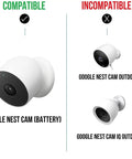 Image showing compatibility of Premium Solar Panel Charger For Google Nest Cam Outdoor Or Indoor with Google Nest Cam (Battery).