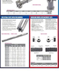 Two Piece Five Eighths Inch Diamond Pattern Knurling Wheel Set With Medium Pitch For Metalworking, product display chart