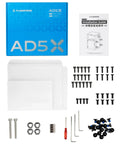 Enclosure Kit For AD5X 3D Printer With Optimized Design including hardware and installation guide, no drill assembly needed
