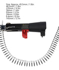 Heavy Duty Aluminum Screw Drill Chain Adapter, 1.8in size, designed for automated fastening in carpentry work.