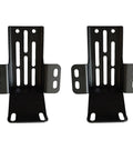 Stainless Steel Awning Mounting Brackets For Rooftop Tent Side Tracks, 1 Pair, Heavy Duty Side Mount Kit in black finish