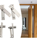 Set Of Four Low Noise Door Pivot Hinges For Hidden Bookcase Doors Built Tough With Stainless Steel Invisible Hardware