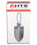 Box of Ultralight Folding Stainless Steel Camping Trowel Shovel With Nylon Pouch And Belt Loop Grab-And-Go, 5.75 Inch Folded Size