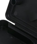 Close-up of Compact Portable Caliper Storage Box, 150mm 6 Inch Stainless Steel Digital Vernier Black Plastic Carry Case