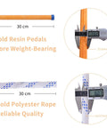 Flame Resistant Fire Escape Ladder With 6.5ft Rope And Two Hooks Quick Deploy Extension Ladder For Two Story Homes detail measurements