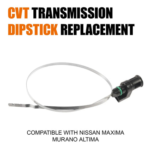 CVT Transmission Dipstick Replacement For Clear Oil Level Readings, 23.74 Inch Long Gauge With 0.79 Inch Width, stainless steel dipstick