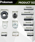 Pro Grade Power Steering Pulley Puller And Installer Kit For Water Pumps And Vacuum Pulleys Remove And Install On Most Engines tool sizes