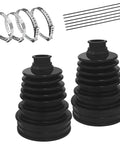 Universal CV Boot Repair Kit Silicone Waterproof Dustproof Axle CV Joint Boot Set With 4 Stainless Steel Clamps And 6 Cable Ties