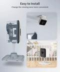 Indoor Security Cam and Baby Monitor 1080P HD WiFi in different installation views