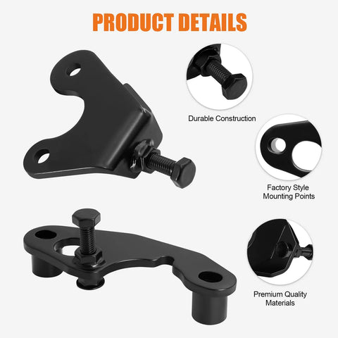 Exhaust Manifold Bolt Repair Kit Plugs Fried Bolt Holes And Squelches That Exhaust Rattle Built For 48 53 62 60 Liter V8 GM Trucks showing durable metal construction and mounting points.
