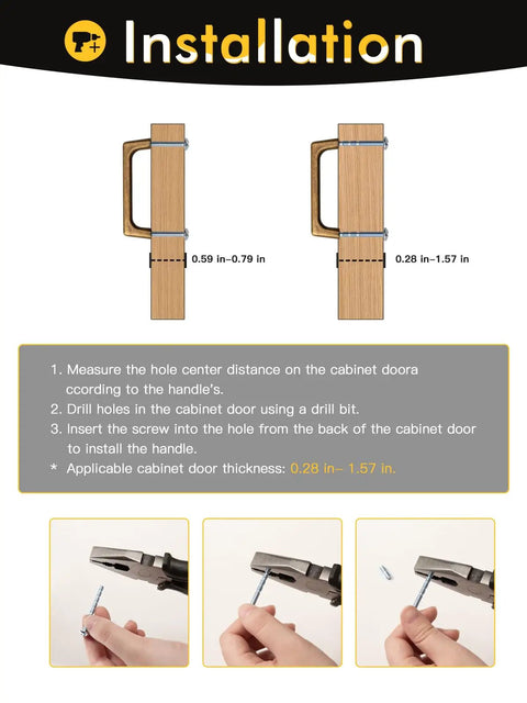 Installation guide for Vintage Brass Drawer Pulls 4 Pack Premium Hand Finished Antique Style Cabinet Handles Old School Retro Hardware