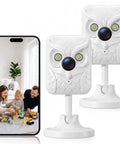 Keep Your Place Secure Hella Sharp 2K Indoor Camera With Full Color Night Vision And Dual Band Wifi for pet watching and baby monitoring.