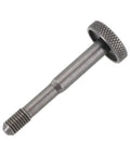 Bolt Holder Replacement for DTM51 Multi Tool 18V, heavy duty steel fastener retainer, gray metal, side view