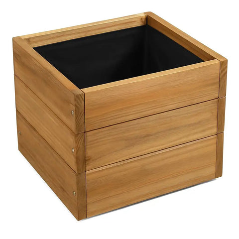 plastic liner planter box Square Planter Box Liner Bag