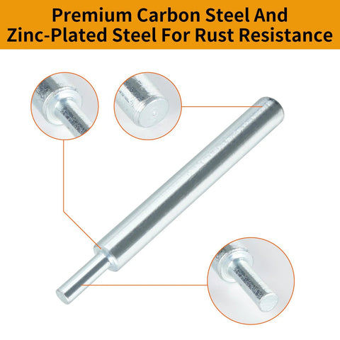 Drop-In Anchor Setting Tool For Concrete, 3/8 Inch 16 Thread, Carbon Steel With Zinc Plating For Rust Resistance, 1 Piece