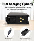 Beefed Up 500mAh Replacement Battery For SRAM eTap And eTap AXS with dual USB-C and dedicated charger options