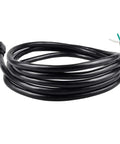 Coiled 10 Foot 14 Gauge 3 Prong Heavy Duty Replacement Power Cord For Universal AC Appliances with NEMA 5 to 15 Plug