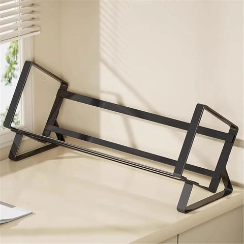 Open Iron Desk Bookcase With Industrial Style Heavy Duty Metal Shelf Rack For Home Office Large Capacity Open Shelving Organizer For Books Decor And More Must Have.