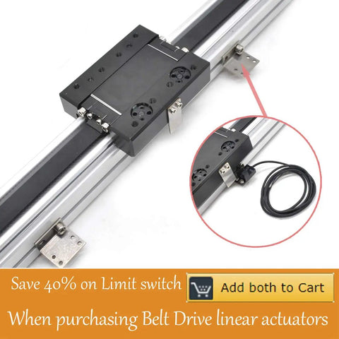 700Mm Belt Drive Linear Actuator Sliding Table Stage Ready To Roll For CNC And 3D Printer Builds DIY Gantry Kit shown in detail