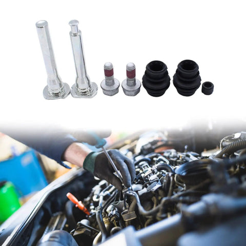 Brake Caliper Slider Pin Guide Kit Fits Mk2 2002 To 2006 Bcf1393c Replacement Set, metal pins and rubber boots