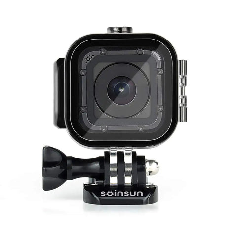 Waterproof Dive Housing For GoPro Hero 5 4 And Session With Bracket Accessories Ultra Clear Optical Glass Lens Delivers 98 Percent Light Transmission Depth Rating To 60m Salt Water Ready Underwater Case For Action Cameras displayed