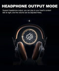 Electric Drum Set for Beginners With 150 Sounds and Quiet Pads 2 Pedals Ready To Jam Throne Sticks Headphones Included Portable Foldable Electronic Drum Kit AED 400 showing headphone output mode with wired headphones and sound control icon, emphasizing quiet practice feature for night use.