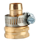 Skimsklo Heavy Duty 3/4 Inch Garden Hose Repair Kit Fixes Crushed Ends And Leakproof Male Female Water Connector Set For Outdoor Lawn Care Yard Work brass hose clamp