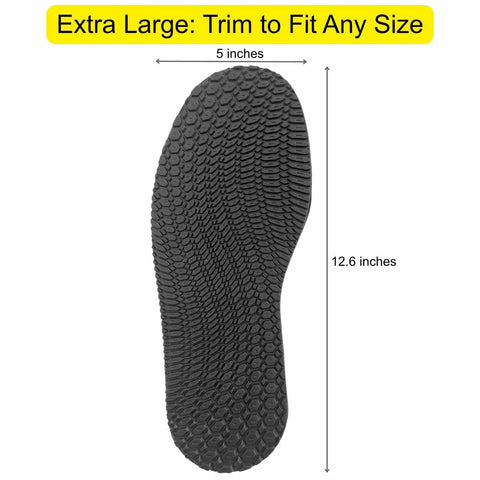Rubber Shoe Soles For Repairs Anti Slip Boot Replacement 4mm Thick Cut To Size 1 Pair Kickass Wear Resistant Sole Patches shown