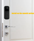 Two Way Installation Backplate Mount For Blink Video Doorbell 2nd Gen No Drill Adhesive Doorbell Mount on door