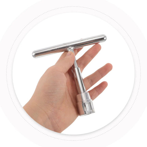 Portable Car Dent Puller Kit For Auto Body Repair With Steel T Shaped Puller, Precision Dent Removal, Quick Fix For Door Dings And Sheet Metal, Universal Hail Damage Repair Tool For On The Go Auto Care, hand-held steel tool
