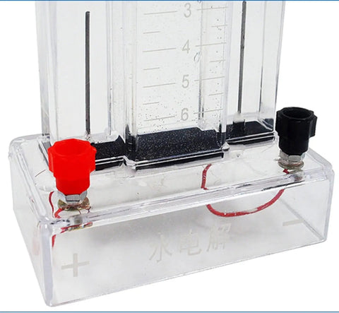 Close-up of Ultimate Water Electrolyzer Kit For Science Class showing connectors in micro gas generator demonstration set.