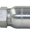 1/4 inch NPT hydraulic hose fittings, durable steel, side view