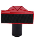 Aluminum Bench Dog Stop For Woodworking Projects, Compact Non Slip Workshop Tool With Easy Assembly, 19mm 0.75in Size, red and black design.